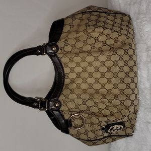 100% ORIGINAL GUCCI Sukey Gg Canvas Medium Tote